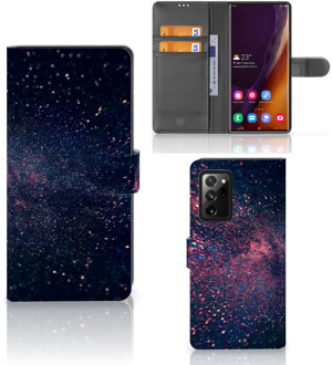 B2Ctelecom GSM Hoesje Samsung Galaxy Note20 Ultra Flip Cover Stars