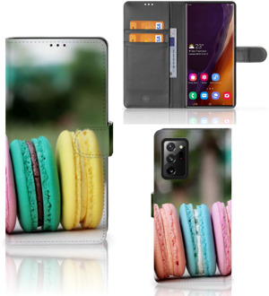 B2Ctelecom GSM Hoesje Samsung Galaxy Note20 Ultra Flipcover Maken Macarons