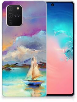 B2Ctelecom GSM Hoesje Samsung Galaxy S10 Lite Back Case TPU Siliconen Hoesje Boot