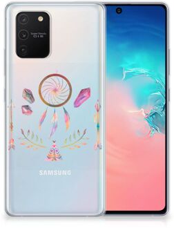 B2Ctelecom GSM Hoesje Samsung Galaxy S10 Lite Bumper Hoesje Doorzichtig Boho Dreamcatcher