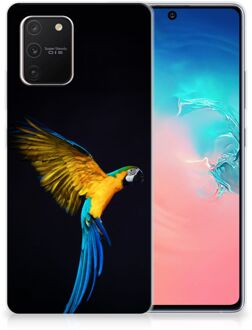 B2Ctelecom GSM Hoesje Samsung Galaxy S10 Lite Bumper Hoesje Papegaai