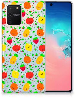 B2Ctelecom GSM Hoesje Samsung Galaxy S10 Lite TPU Bumper Doorzichtig Fruits