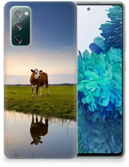 B2Ctelecom GSM Hoesje Samsung Galaxy S20 FE Backcase TPU Siliconen Hoesje Koe