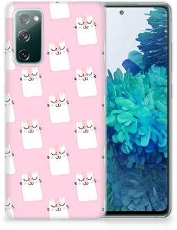 B2Ctelecom GSM Hoesje Samsung Galaxy S20 FE Beschermhoesje Sleeping Cats