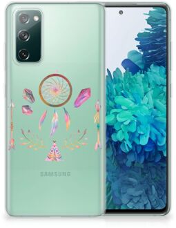 B2Ctelecom GSM Hoesje Samsung Galaxy S20 FE Bumper Hoesje Doorzichtig Boho Dreamcatcher