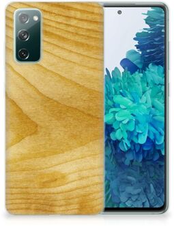 B2Ctelecom GSM Hoesje Samsung Galaxy S20 FE Cover Case Licht Hout