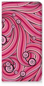 B2Ctelecom GSM Hoesje Samsung Galaxy S20 FE Foto Hoesje ontwerpen Swirl Pink