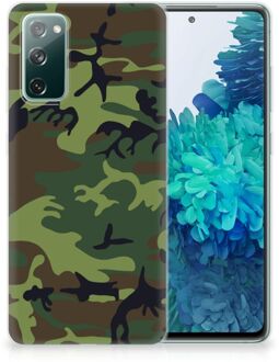 B2Ctelecom GSM Hoesje Samsung Galaxy S20 FE Smartphonehoesje Camouflage