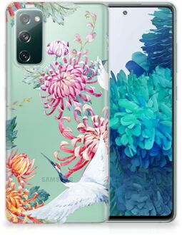 B2Ctelecom GSM Hoesje Samsung Galaxy S20 FE Smartphonehoesje Customize Bird Flowers