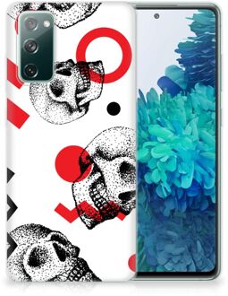 B2Ctelecom GSM Hoesje Samsung Galaxy S20 FE TPU Bumper Skull Red