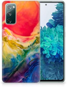 B2Ctelecom GSM Hoesje Samsung Galaxy S20 FE TPU Bumper Watercolor Dark