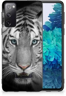 B2Ctelecom GSM Hoesje Samsung Galaxy S20 Mobiel TPU Hardcase met Zwarte rand Tijger