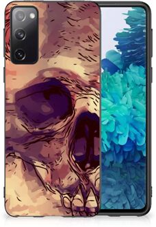 B2Ctelecom GSM Hoesje Samsung Galaxy S20 Silicone Back Case met Zwarte rand Skullhead