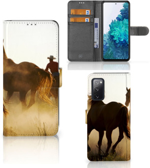 B2Ctelecom GSM Hoesje Samsung Galaxy S20FE Bookcase Cowboy