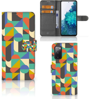 B2Ctelecom GSM Hoesje Samsung Galaxy S20FE Bookcase Funky Retro