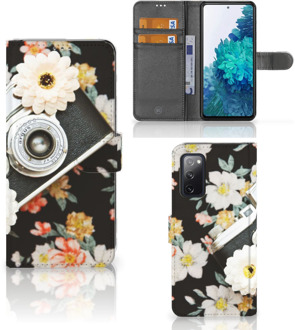 B2Ctelecom GSM Hoesje Samsung Galaxy S20FE Bookcover Vintage Camera