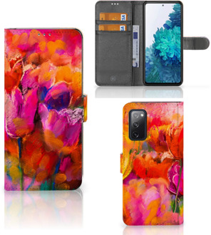 B2Ctelecom GSM Hoesje Samsung Galaxy S20FE Cover met Tekst Tulips