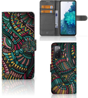 B2Ctelecom GSM Hoesje Samsung Galaxy S20FE Flip Case Aztec