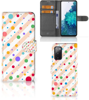 B2Ctelecom GSM Hoesje Samsung Galaxy S20FE Flip Cover Dots