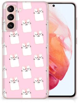 B2Ctelecom GSM Hoesje Samsung Galaxy S21 Beschermhoesje Sleeping Cats