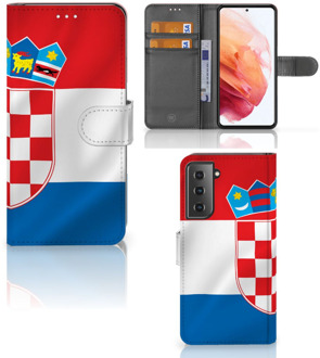 B2Ctelecom GSM Hoesje Samsung Galaxy S21 Leuk Case Kroatië