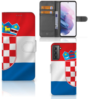 B2Ctelecom GSM Hoesje Samsung Galaxy S21 Plus Leuk Case Kroatië