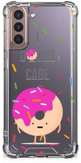 B2Ctelecom GSM Hoesje Samsung Galaxy S21 Plus Shockproof Case met transparante rand Donut