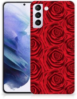 B2Ctelecom GSM Hoesje Samsung Galaxy S21 Plus TPU Bumper Red Roses