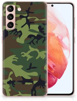 B2Ctelecom GSM Hoesje Samsung Galaxy S21 Smartphonehoesje Camouflage