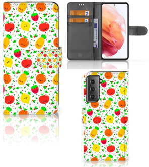 B2Ctelecom GSM Hoesje Samsung Galaxy S21 Telefoonhoesje met foto Fruits