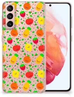 B2Ctelecom GSM Hoesje Samsung Galaxy S21 TPU Bumper Doorzichtig Fruits