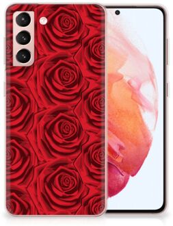 B2Ctelecom GSM Hoesje Samsung Galaxy S21 TPU Bumper Red Roses