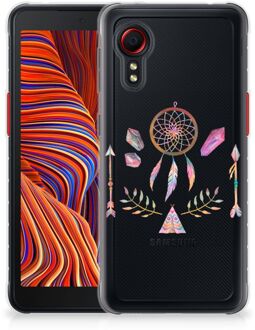 B2Ctelecom GSM Hoesje Samsung Galaxy Xcover 5 Bumper Hoesje Doorzichtig Boho Dreamcatcher