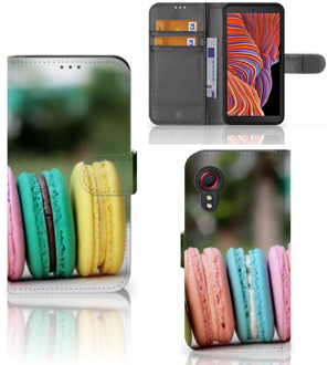 B2Ctelecom GSM Hoesje Samsung Galaxy Xcover 5 Flipcover Maken Macarons