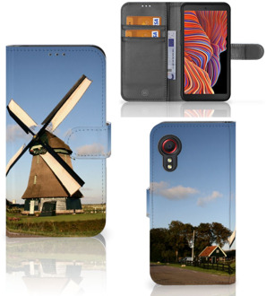 B2Ctelecom GSM Hoesje Samsung Galaxy Xcover 5 Mobiel Bookcase Molen