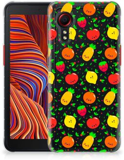 B2Ctelecom GSM Hoesje Samsung Galaxy Xcover 5 TPU Bumper Doorzichtig Fruits