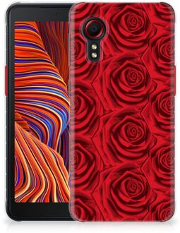 B2Ctelecom GSM Hoesje Samsung Galaxy Xcover 5 TPU Bumper Red Roses