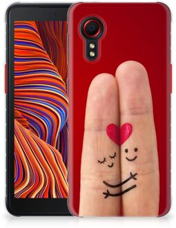 B2Ctelecom GSM Hoesje Samsung Galaxy Xcover 5 TPU Bumper Super als Valentijnscadeau Liefde