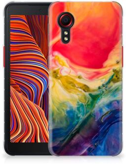 B2Ctelecom GSM Hoesje Samsung Galaxy Xcover 5 TPU Bumper Watercolor Dark