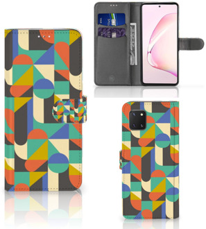 B2Ctelecom GSM Hoesje Samsung Note 10 Lite Bookcase Funky Retro