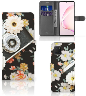 B2Ctelecom GSM Hoesje Samsung Note 10 Lite Bookcover Vintage Camera