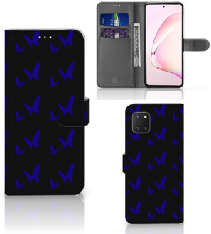 B2Ctelecom GSM Hoesje Samsung Note 10 Lite Flipcase Vlinder Patroon