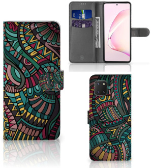 B2Ctelecom GSM Hoesje Samsung Note 10 Lite Telefoontasje Aztec