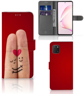 B2Ctelecom GSM Hoesje Samsung Note 10 Lite Wallet Case Cadeau voor Vrouw Liefde