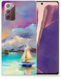 B2Ctelecom GSM Hoesje Samsung Note 20 Back Case TPU Siliconen Hoesje Boot