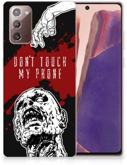 B2Ctelecom GSM Hoesje Samsung Note 20 Back Case TPU Siliconen Hoesje Zombie Blood