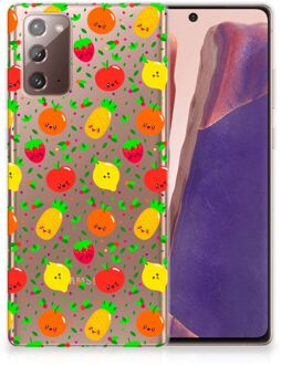 B2Ctelecom GSM Hoesje Samsung Note 20 TPU Bumper Doorzichtig Fruits