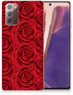 B2Ctelecom GSM Hoesje Samsung Note 20 TPU Bumper Red Roses