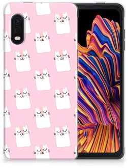 B2Ctelecom GSM Hoesje Samsung Xcover Pro Beschermhoesje Sleeping Cats