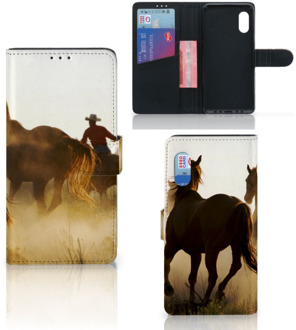 B2Ctelecom GSM Hoesje Samsung Xcover Pro Bookcase Cowboy